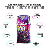 Custom Tank Top Pattern Tie Dye Sports Uniform Basketball Jersey For Adult