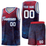 Custom Tailor Made Pattern Tie Dye Sports Uniform Basketball Jersey For Unisex