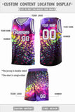 Custom Tailor Made Pattern Tie Dye Sports Uniform Basketball Jersey For Unisex