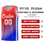 Custom Gradient Design Irregular Shapes Pattern Sports Uniform Basketball Jersey For Adult