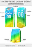 Custom Gradient Design Irregular Shapes Pattern Sports Uniform Basketball Jersey For Adult