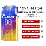 Custom Gradient Design Irregular Shapes Pattern Sports Uniform Basketball Jersey For Adult