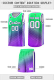 Custom Gradient Design Irregular Shapes Pattern Sports Uniform Basketball Jersey For Adult