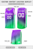 Custom Gradient Design Irregular Shapes Pattern Sports Uniform Basketball Jersey For Adult