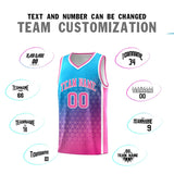 Custom Gradient Design Irregular Shapes Pattern Sports Uniform Basketball Jersey Printed Logo Number