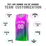 Custom Gradient Design Irregular Shapes Pattern Sports Uniform Basketball Jersey Printed Logo Number