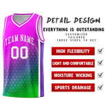 Custom Gradient Design Irregular Shapes Pattern Sports Uniform Basketball Jersey Printed Logo Number