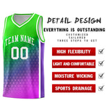 Custom Gradient Design Irregular Shapes Pattern Sports Uniform Basketball Jersey Printed Logo Number