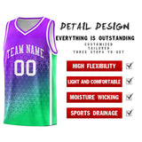 Custom Gradient Design Irregular Shapes Pattern Sports Uniform Basketball Jersey Printed Logo Number