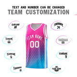 Custom Personalized Gradient Design Irregular Shapes Pattern Sports Uniform Basketball Jersey