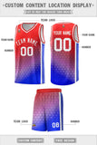 Custom Gradient Design Irregular Shapes Pattern Sports Uniform Basketball Jersey For Youth