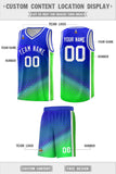 Custom Personalized Gradient Design Irregular Shapes Pattern Sports Uniform Basketball Jersey