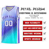 Custom Personalized Gradient Design Irregular Shapes Pattern Sports Uniform Basketball Jersey