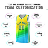 Custom Personalized Gradient Design Irregular Shapes Pattern Sports Uniform Basketball Jersey