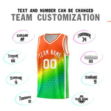 Custom Personalized Gradient Design Irregular Shapes Pattern Sports Uniform Basketball Jersey