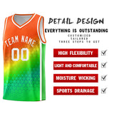 Custom Personalized Gradient Design Irregular Shapes Pattern Sports Uniform Basketball Jersey