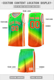 Custom Personalized Gradient Design Irregular Shapes Pattern Sports Uniform Basketball Jersey