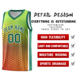 Custom Personalized Gradient Design Irregular Shapes Pattern Sports Uniform Basketball Jersey