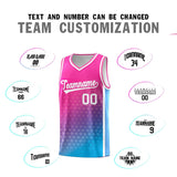 Custom Tailor Made Gradient Design Irregular Shapes Pattern Sports Uniform Basketball Jersey