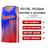 Custom Tailor Made Gradient Design Irregular Shapes Pattern Sports Uniform Basketball Jersey