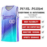 Custom Tailor Made Gradient Design Irregular Shapes Pattern Sports Uniform Basketball Jersey