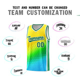 Custom Tailor Made Gradient Design Irregular Shapes Pattern Sports Uniform Basketball Jersey