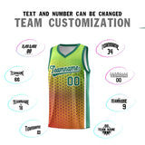 Custom Tailor Made Gradient Design Irregular Shapes Pattern Sports Uniform Basketball Jersey