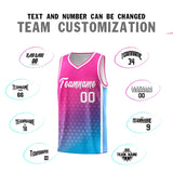 Custom Traditional Gradient Design Irregular Shapes Pattern Sports Uniform Basketball Jersey