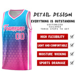 Custom Gradient Design Irregular Shapes Pattern Sports Uniform Basketball Jersey Add Logo Number