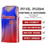 Custom Traditional Gradient Design Irregular Shapes Pattern Sports Uniform Basketball Jersey