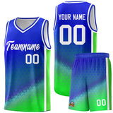 Custom Traditional Gradient Design Irregular Shapes Pattern Sports Uniform Basketball Jersey