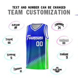 Custom Traditional Gradient Design Irregular Shapes Pattern Sports Uniform Basketball Jersey