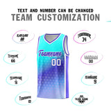 Custom Traditional Gradient Design Irregular Shapes Pattern Sports Uniform Basketball Jersey