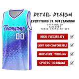 Custom Traditional Gradient Design Irregular Shapes Pattern Sports Uniform Basketball Jersey