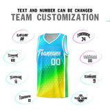 Custom Gradient Design Irregular Shapes Pattern Sports Uniform Basketball Jersey Add Logo Number