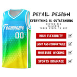 Custom Gradient Design Irregular Shapes Pattern Sports Uniform Basketball Jersey Add Logo Number