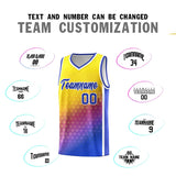 Custom Gradient Design Irregular Shapes Pattern Sports Uniform Basketball Jersey Add Logo Number