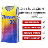 Custom Gradient Design Irregular Shapes Pattern Sports Uniform Basketball Jersey Add Logo Number