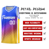 Custom Gradient Design Irregular Shapes Pattern Sports Uniform Basketball Jersey Add Logo Number