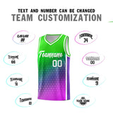 Custom Gradient Design Irregular Shapes Pattern Sports Uniform Basketball Jersey Add Logo Number