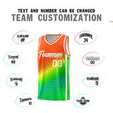 Custom Traditional Gradient Design Irregular Shapes Pattern Sports Uniform Basketball Jersey