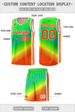 Custom Traditional Gradient Design Irregular Shapes Pattern Sports Uniform Basketball Jersey