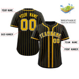 Custom Stripe Fashion Design Full Button Add Team Name Number Baseball Jersey Sportwear Shirt