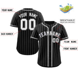 Custom Stripe Fashion Design Full Button Add Team Name Number Baseball Jersey Sportwear Shirt