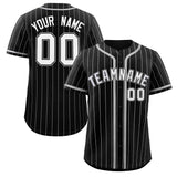 Custom Stripe Fashion Design Full Button Add Team Name Number Baseball Jersey Sportwear Shirt