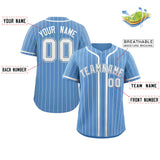 Custom Stripe Fashion Design Full Button Add Team Name Number Baseball Jersey Sportwear Shirt