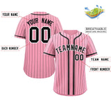 Custom Stripe Fashion Design Full Button Add Team Name Number Baseball Jersey Sportwear Shirt