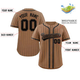 Custom Stripe Fashion Personalized Add Team Name Number Full Button College Baseball Jersey