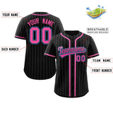 Custom Stripe Fashion Personalized Add Team Name Number Full Button College Baseball Jersey