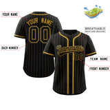 Custom Stripe Fashion Personalized Add Team Name Number Full Button College Baseball Jersey